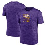 LSU Nike Dri-Fit Velocity Center Block Tee